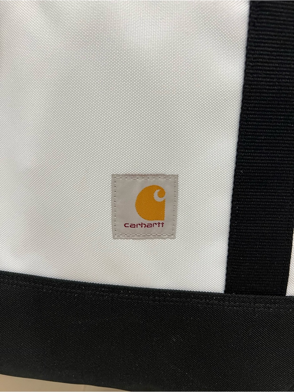 Carhartt White & Black Canvas Tote Bag 18L - Picture 5 of 12